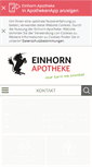 Mobile Screenshot of einhorn-apotheke-bockenem.com